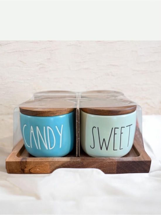 Rae Dunn Other - Rae Dunn • Ceramic Ice Cream Bar Cellars • Cherries Nuts Sweet Candy